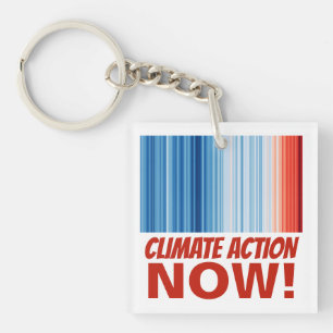 Porte-clés Action climatique maintenant ! Réchauffement clima