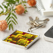 Porte-clés Activate My Heart Pattern Golden (Côté)