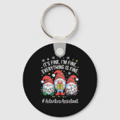Porte-clés Activities Istant Gnome Everything Is Fine Christm (Recto)