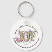 Porte-clés Acts 2:28 Keychain (Recto)