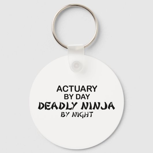 Porte-clés Actuaire Deadly Ninja par nuit (Recto)
