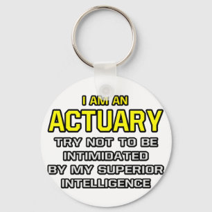 Porte-clés Actuaire...Intelligence supérieure
