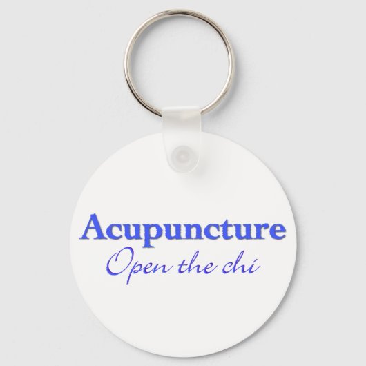 Porte-clés Acupuncture - Ouvrir le chi (Recto)
