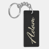 Porte-clés Adam en or blanc (Devant gauche)