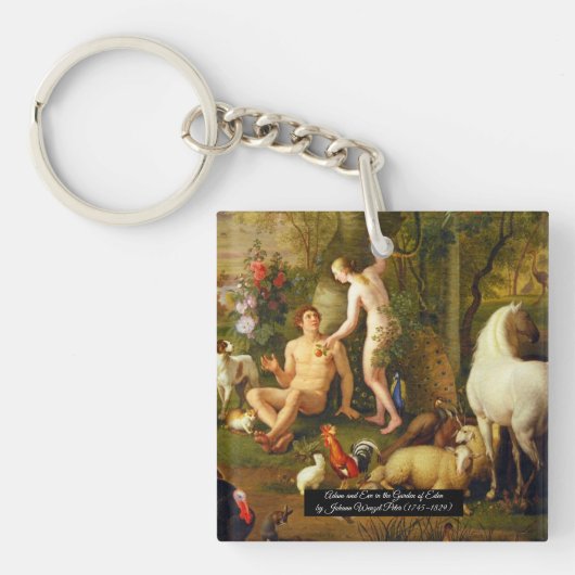 Porte-clés Adam et Eve (Devant)