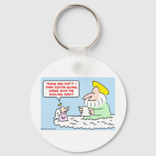 Porte-clés adam eve dualisme