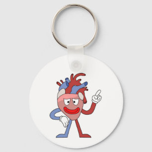 Porte-clés Adam le coeur anatomiquement exact