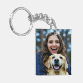 Porte-clés Add Labrador Retriever Photo Personalize (Devant gauche)