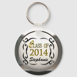 Porte-clés Add Name Class Of 2014 Graduation Keychain