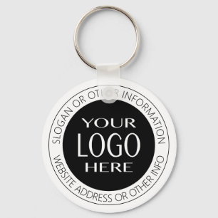 Porte-clés Add Your Own Logo & Circular Text