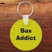 Porte-clés Addict Sax - saxophone (Recto)