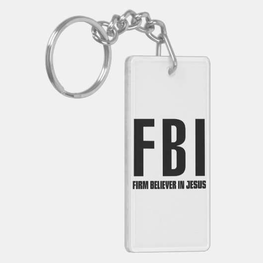 Porte-clés Adepte convaincu de FBI en Jésus (Devant gauche)
