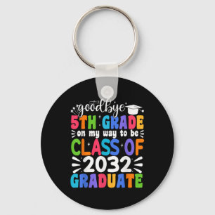 Porte-clés Adieu 5e grade Cl De 2032 Diplômé 5e grade