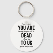 Porte-clés adieu du collègue, retraite, adieu du collègue, (Recto)