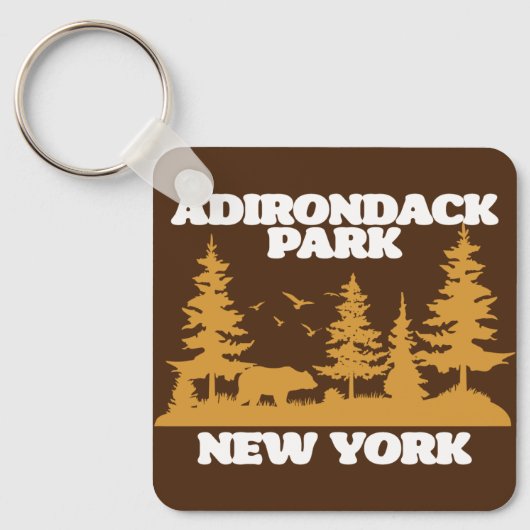 Porte-clés Adirondack Park (Recto)
