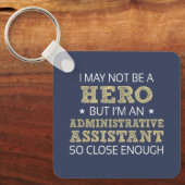 Porte-clés Adjointe administrative Nouveauté Humour (Recto)