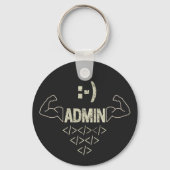 Porte-clés Administrateur Administrateur IT Sysadmin Informat (Recto)