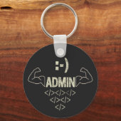 Porte-clés Administrateur Administrateur IT Sysadmin Informat (Recto)