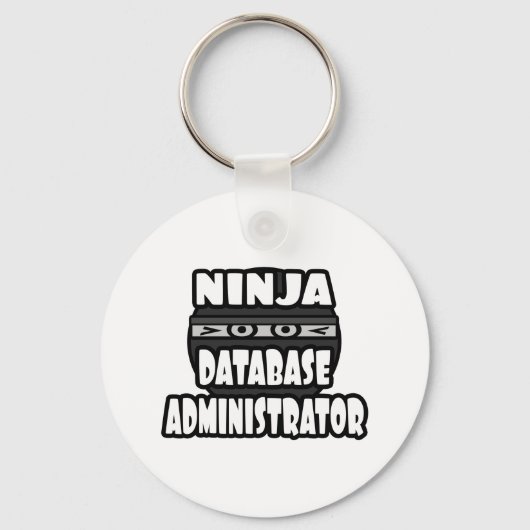 Porte-clés Administrateur de base de données Ninja (Recto)