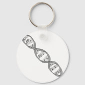 Porte-clés ADN musical (Recto)