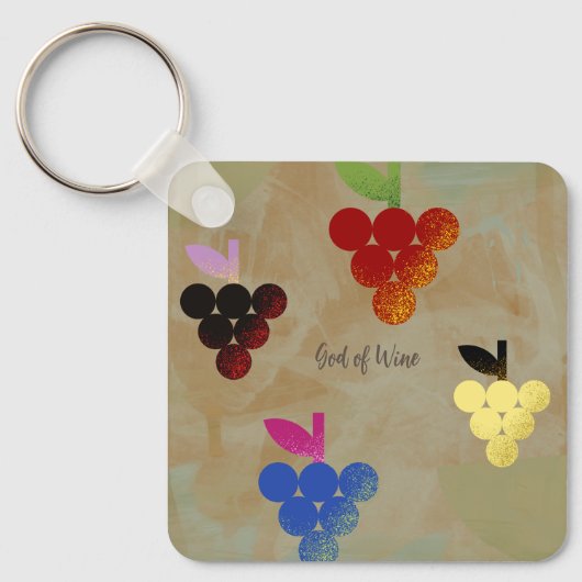 Porte-clés Adonis Dieu du vin (Recto)