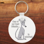 Porte-clés Adopté~bleu (Recto)