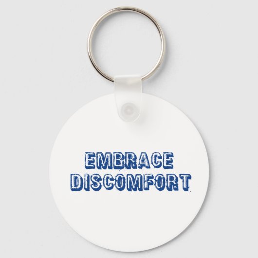 Porte-clés Adopter l'inconfort (Recto)