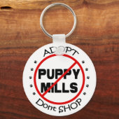 Porte-clés Adopter Ne pas Acheter Porte - clé (Recto)