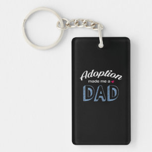 Porte-clés Adoption m'a fait un papa amour Chemise_Bonheur Ê