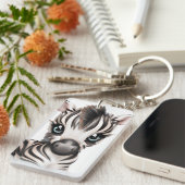 Porte-clés adorable bébé Zebra (Devant droit)