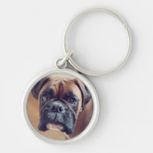 Adorable Boxer Chien Porte - clé