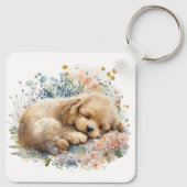 Porte-clés Adorable caniche de caniche (Dos)