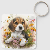 Porte-clés Adorable Chien Chien Chien Beagle (Dos)