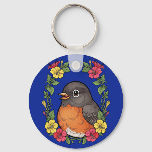 Porte-clés Adorable Connecticut Bird With Mirabilis