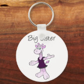 Porte-clés Adorable Giraffe Big Sister (Recto)