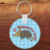 Porte-clés Adorable Kawaii Armadillo Porte - clé (Recto)