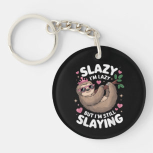 Porte-clés Adorable Préado Fille Drôle Animal Paresseux Slay