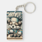Porte-clés Adorable Sushi Chef Chiot (Dos)