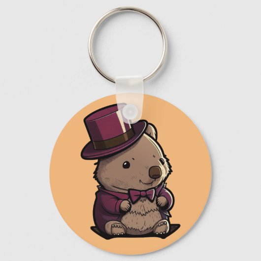 Porte-clés Adorable Wombat (Recto)