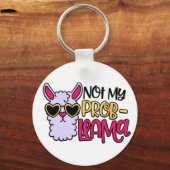 Porte-clés Adorables LLama Love Not My Probllama (Recto)