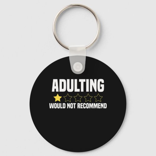 Porte-clés Adulte surévalué (Recto)