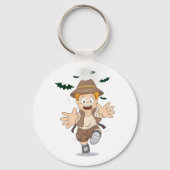 Porte-clés Adventure Explorer Kid Running from Bats (Verso)