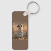 Porte-clés Adventurous Meerkat Living (Verso)