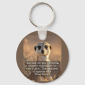 Porte-clés Adventurous Meerkat Living (Recto)