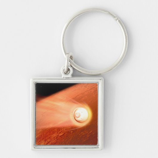 Porte-clés Aérocoque Avec Perpersévérance Rover Descente Vers (Devant)