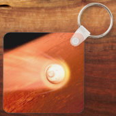 Porte-clés Aérocoque Avec Perpersévérance Rover Descente Vers (Verso)