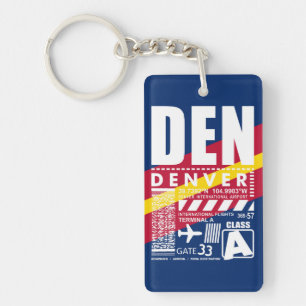 Porte-clés Aéroport de Den Denver