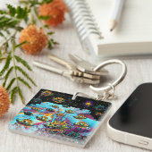 Porte-clés Aéroport de Galaxia Veeslia (Devant Droit)