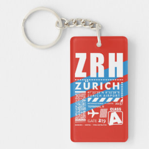 Porte-clés Aéroport de ZRH Zurich