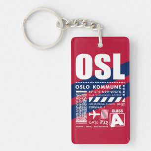 Porte-clés Aéroport d'Oslo OSL